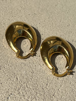 Gold Stainless Steel Trending Hoops