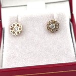 14K Gold  Flower Earring