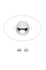 <b>Bead, Round Smooth 4 mm</b><br><i> pkg 1000 pcs</i>