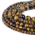 Tiger Eye beads, genuine